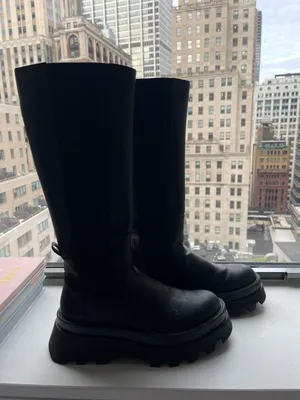 Pull & Bear Black Boots thumbnail 3