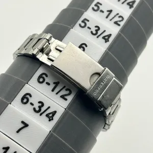 Vintage Guess Waterpro 50M Ladies Watch Silver Tone Hex Link Bracelet White Dial thumbnail 8