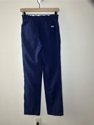 Figs scrubs Regina high waist straight leg pants navy blue 1001674 XXS/T TALL thumbnail 9