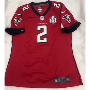 Atlanta Falcons Matt Ryan #2 Super Bowl LI NFL Football Nike Red Jersey Sz Large thumbnail 13
