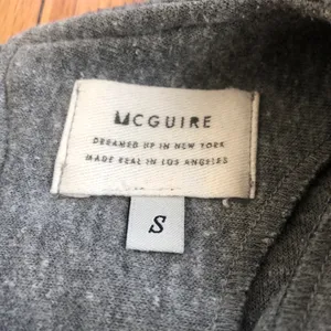 $169 McGuire Bella Tee Gray Ruffled Sleeves S thumbnail 6
