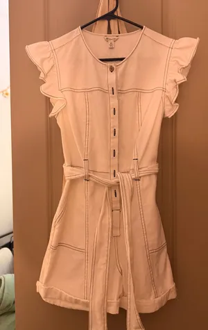 Boutique White Romper thumbnail 1