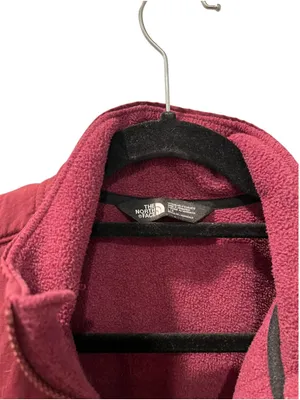 The North Face Tundra RTO 1/2 Zip Fleece Pullover Burgundy Maroon Women's Size L thumbnail 6