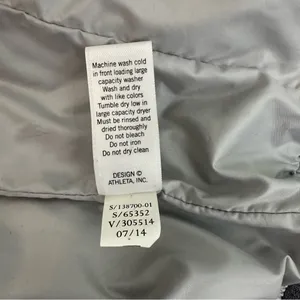 Athleta Women’s Dobby Goose Down Gray Puffer Jacket Size S thumbnail 6