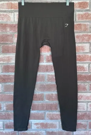 Gymshark Leggings Ankle Gray Women’s Large Athletic Workout Gym Activewear thumbnail 1