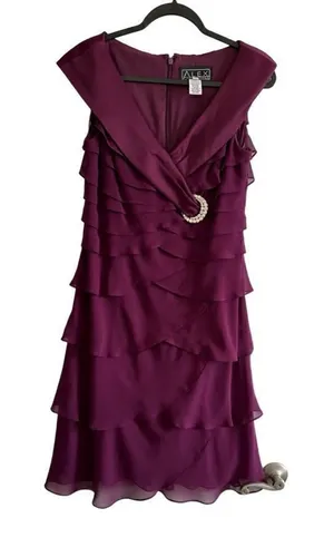 Alex Evenings Purple Size 8 thumbnail 1