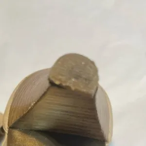 Adrienne Vittadini Beige Leather T Strap Heels Size 10 Open Toe Sandals Flawed thumbnail 7