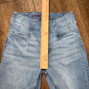 Lucky Brand Stevie High Rise Flare Jeans Light Wash 2/26 Double Button Boho thumbnail 7