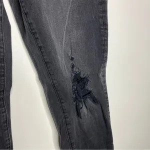American Eagle Outfitters‎ super low jegging black Gray size 8 thumbnail 4