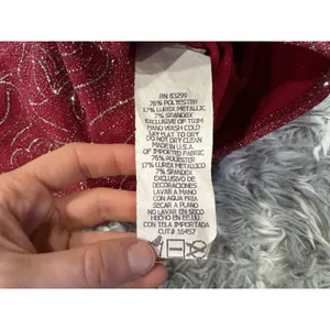 Jump Apparel Red Y2K Lurex Mini Dress 5/6 thumbnail 9