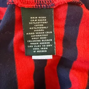 Lauren Ralph Lauren Women’s Top Sz LG Red Navy‎ Stripe Gold Buttons Equestrian thumbnail 6