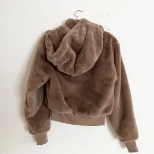 Alo Yoga Faux Fur Foxy Jacket Toasted Almond S thumbnail 12