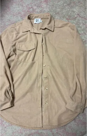 Princess Polly Long Sleeve Button Down tan thumbnail 2