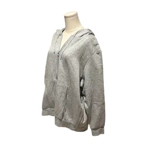 Primark Cares Women's Grey Full-Zip Hoodie Sweatshirt Size 2XL thumbnail 2
