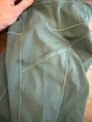 lululemon athletica Fast and Free High-Rise Green Leggings Size 6 - C53-020 thumbnail 4