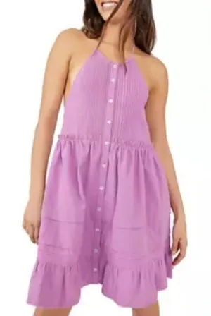 Free People Desert Days Mini Dress Orchid Size Small thumbnail 1