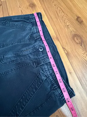 American Eagle Women Stretch Cargo Straight Pants Blue Gray Size 6 Long Tall thumbnail 6