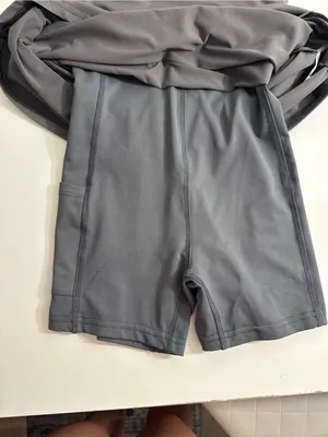 Sleek Spaghetti Strap Bodycon Tennis Dress in Slate thumbnail 9