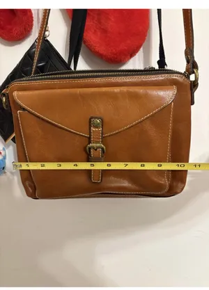 Patricia Nash Avellino Smooth Leather Crossbody. Handcrafted in Signature Detail thumbnail 14