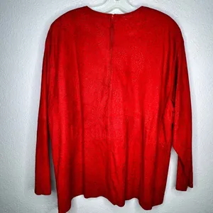 Vintage Siena New York Red Leather Top thumbnail 4