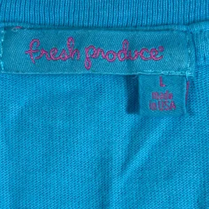Fresh Produce Womens Blue Beach House Graphic T-Shirt Cotton USA Made Large thumbnail 5