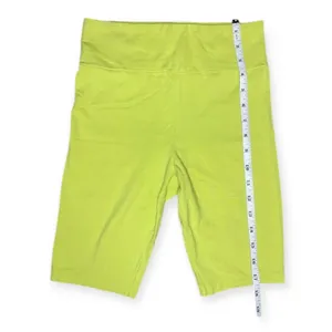 Wild Fable Lime Green High Rise High Waisted‎ Biker Shorts Size Small thumbnail 7