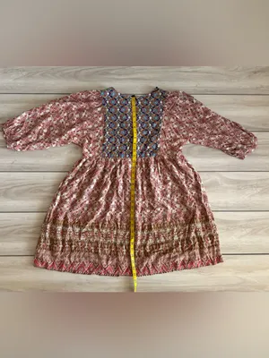 Umgee Babydoll Tunic Dress Brown Medium NWOT IN PACKAGE thumbnail 4