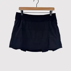 Lululemon Womens Skort Black Pace Rival Mid Rise Swift Mini Skirt Stretch Size 8 thumbnail 2