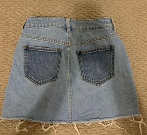 PacSun Multi Color Jean Skirt thumbnail 2