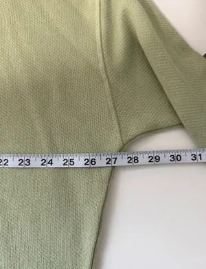 Maurices Henley Drop Shoulder Sweatshirt Light Green Relaxed Fit thumbnail 8