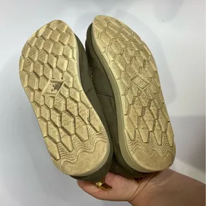 Sperry Moc-sider slip on shoes‎ metallic camouflage women’s size 8.5 faux fur thumbnail 11