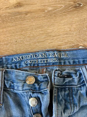 American Eagle Distressed Light Blue Jeans thumbnail 5