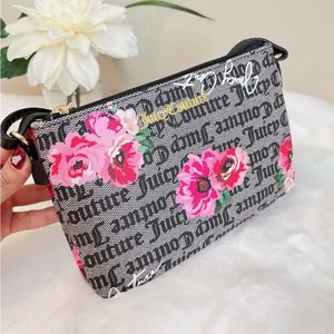 NWT Juicy Couture crossbody bag with floral‎ print thumbnail 3