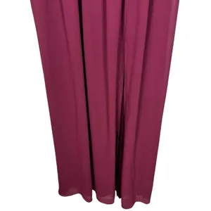 Lulu’s Lost in the Moment Maxi Gown Burgundy Bridesmaid Dress Size Small NWT thumbnail 9
