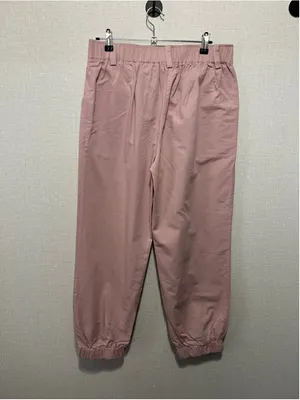 NWT Halara Dusty Pink High Waist Elastic Cotton Tapered Leg Jogger Style Pants thumbnail 4