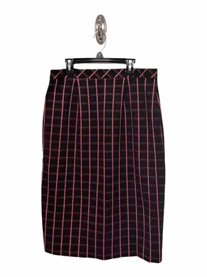 NEW Ann Taylor Curvy Fit Pencil Skirt with Windowpane Check Size Medium thumbnail 3
