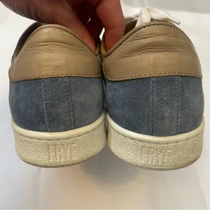 Frye Alexis Low Lace Aqua Suede Sneakers size 8 thumbnail 5