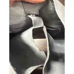 Kurt Geiger London Gray Leather Oversized Hobo Shoulder Bag Made in Italy thumbnail 2
