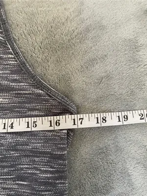 Lululemon Essential Tank Top gray print activewear yoga Pilates gym training 6 thumbnail 6