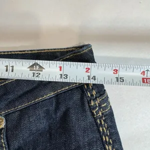 COOGI Rhinestone Embellished Butt Jeans Low Rise Straight‎ Leg Sz 5/6 Y2K Blue thumbnail 10