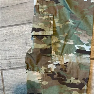 Rugged Green and Brown Cargo Jumpsuit with Tactical Design thumbnail 3