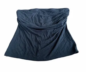 Antistar Black Strapless Fold-Over Tube Top thumbnail 1