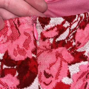Women’s Zara Pink Blogger Favorite Jeweled Jacquard Valentines Day Mini Dress thumbnail 5