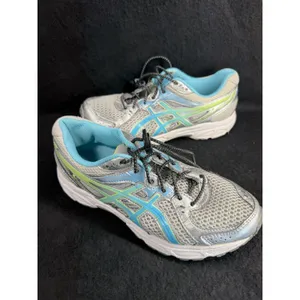 Asics Gel Contend 2 Women's Running Shoes Size 6 Gray Aqua Green thumbnail 3