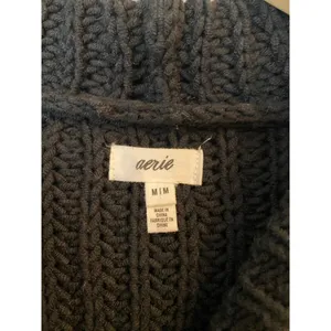 Aerie Dolman Sleeve Oversized Hoodie Tunic Sweater Black Women's Size Medium thumbnail 5