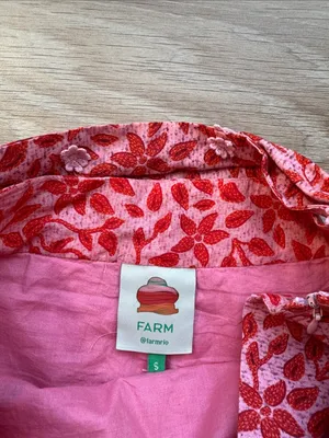 Farm Rio Ainika Print Macaws Maxi Skirt Size Medium Red Pink Green $260 thumbnail 6