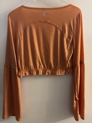 NWT Free People Movin on up Bell Sleeve Size Medium thumbnail 3