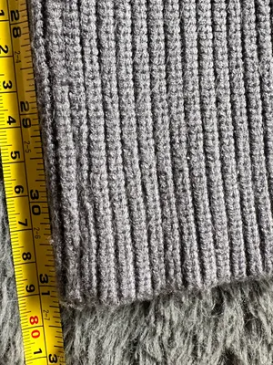 Edikted Wynter Knit Sweater Cargo Pants in gray melange, size M thumbnail 7