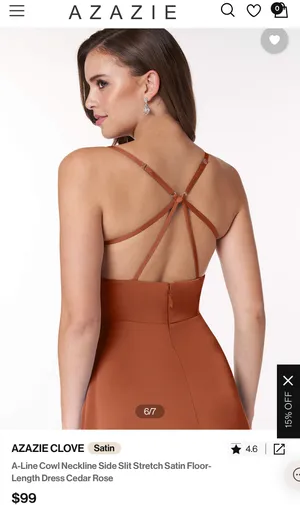 Azazie Clove Formal Gown/dress thumbnail 2