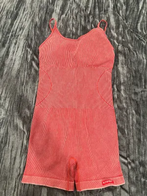 Red Striped Sleeveless Romper by pretty little thing size XL thumbnail 1